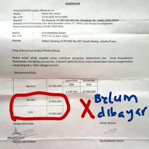 Surat perjanjian pengembalian