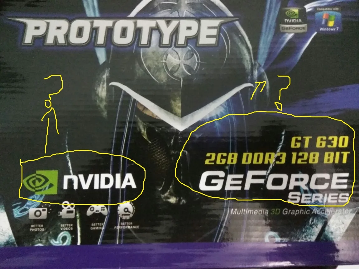 VGA nVIDIA Prototype palsu