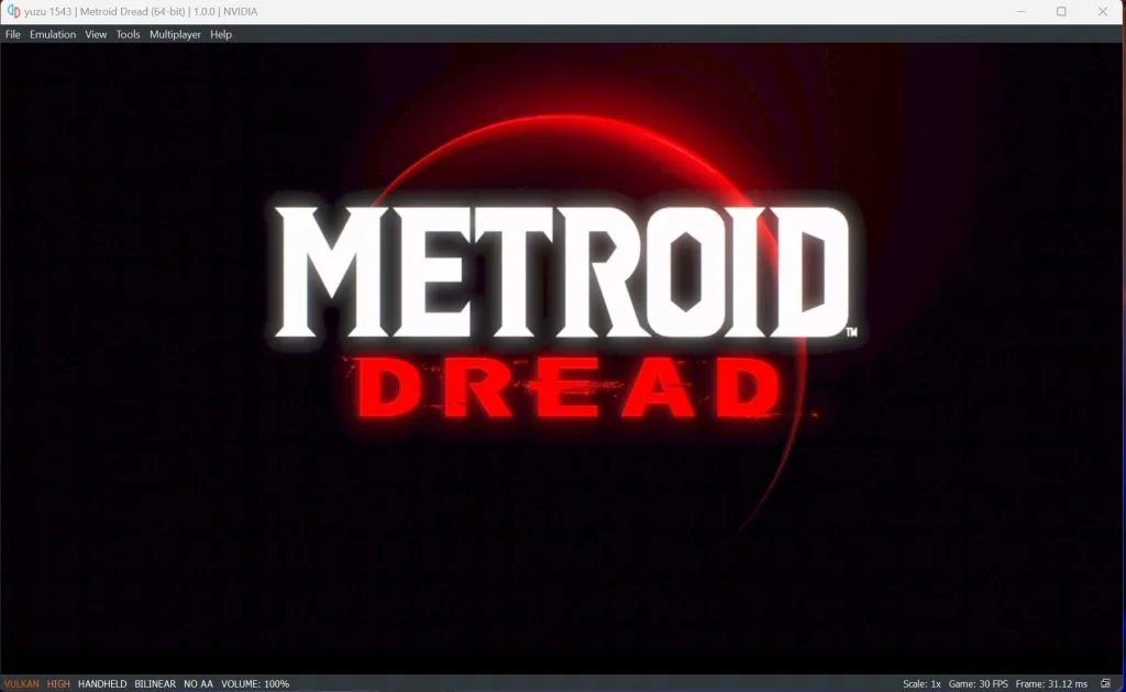 main metroid dread di emulator switch yuzu