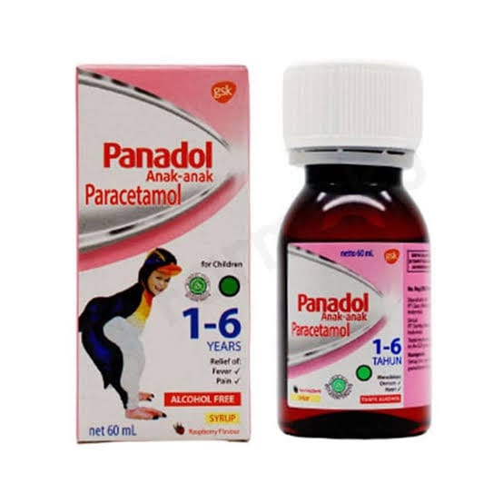 paracetamol dalam bentuk sirup