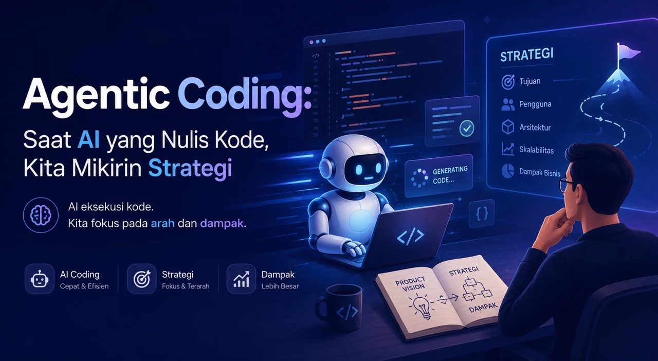 Agentic Coding: Saat AI yang Nulis Kode, Kita Mikirin Strategi